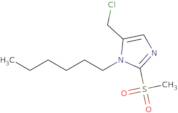 5-(Chloromethyl)-1-hexyl-2-methanesulfonyl-1H-imidazole