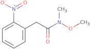 N-Methoxy-N-methyl-2-(2-nitrophenyl)acetamide