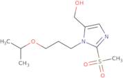 {2-Methanesulfonyl-1-[3-(propan-2-yloxy)propyl]-1H-imidazol-5-yl}methanol