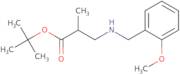 tert-Butyl 3-{[(2-methoxyphenyl)methyl]amino}-2-methylpropanoate