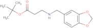 tert-Butyl 3-[(2H-1,3-benzodioxol-5-ylmethyl)amino]propanoate