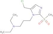 {3-[5-(Chloromethyl)-2-methanesulfonyl-1H-imidazol-1-yl]propyl}diethylamine