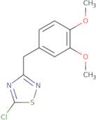 5-Chloro-3-[(3,4-dimethoxyphenyl)methyl]-1,2,4-thiadiazole