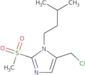 5-(Chloromethyl)-2-methanesulfonyl-1-(3-methylbutyl)-1H-imidazole