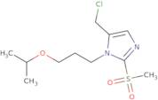 5-(Chloromethyl)-2-methanesulfonyl-1-[3-(propan-2-yloxy)propyl]-1H-imidazole