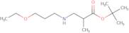 tert-Butyl 3-[(3-ethoxypropyl)amino]-2-methylpropanoate