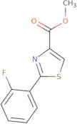 Methyl 2-(2-fluorophenyl)-1,3-thiazole-4-carboxylate