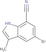 5-Bromo-3-methyl-1H-indole-7-carbonitrile