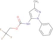 2,2,2-Trifluoroethyl N-(3-methyl-1-phenyl-1H-pyrazol-5-yl)carbamate