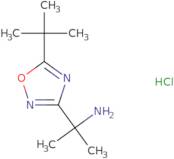 2-(5-tert-Butyl-1,2,4-oxadiazol-3-yl)propan-2-amine hydrochloride