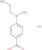 4-[Methyl(propyl)amino]benzoic acid hydrochloride