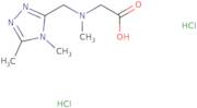 2-{[(Dimethyl-4H-1,2,4-triazol-3-yl)methyl](methyl)amino}acetic acid dihydrochloride