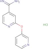 2-(Pyridin-3-yloxy)pyridine-4-carboximidamide hydrochloride