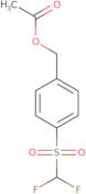 (4-Difluoromethanesulfonylphenyl)methyl acetate