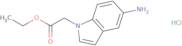 Ethyl 2-(5-amino-1H-indol-1-yl)acetate hydrochloride