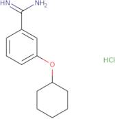 3-(Cyclohexyloxy)benzene-1-carboximidamide hydrochloride