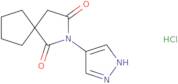 2-(1H-Pyrazol-4-yl)-2-azaspiro[4.4]nonane-1,3-dione hydrochloride