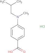 4-[Methyl(2-methylpropyl)amino]benzoic acid hydrochloride