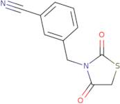 3-[(2,4-Dioxo-1,3-thiazolidin-3-yl)methyl]benzonitrile