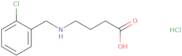 4-{[(2-Chlorophenyl)methyl]amino}butanoic acid hydrochloride