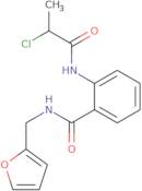 2-(2-Chloropropanamido)-N-(furan-2-ylmethyl)benzamide