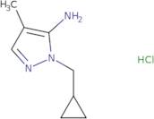 1-(Cyclopropylmethyl)-4-methyl-1H-pyrazol-5-amine hydrochloride