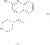 2-Methyl-4-(piperazine-1-carbonyl)quinoline dihydrochloride