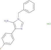 1-Benzyl-4-(4-fluorophenyl)-1H-imidazol-5-amine hydrochloride