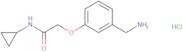 2-[3-(Aminomethyl)phenoxy]-N-cyclopropylacetamide hydrochloride