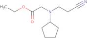 Ethyl 2-[(2-cyanoethyl)(cyclopentyl)amino]acetate