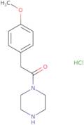 2-(4-Methoxyphenyl)-1-(piperazin-1-yl)ethan-1-one hydrochloride