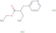 Ethyl 3-amino-2-(pyridin-3-ylmethyl)propanoate dihydrochloride