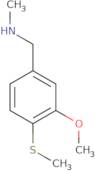 {[3-Methoxy-4-(methylsulfanyl)phenyl]methyl}(methyl)amine