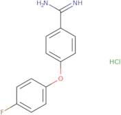 4-(4-Fluorophenoxy)benzene-1-carboximidamide hydrochloride