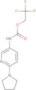 2,2,2-Trifluoroethyl N-[6-(pyrrolidin-1-yl)pyridin-3-yl]carbamate