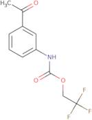 2,2,2-Trifluoroethyl N-(3-acetylphenyl)carbamate