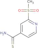 2-Methanesulfonylpyridine-4-carbothioamide