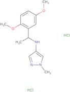 N-[1-(2,5-Dimethoxyphenyl)ethyl]-1-methyl-1H-pyrazol-4-amine dihydrochloride
