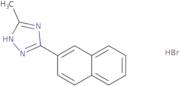 3-Methyl-5-(naphthalen-2-yl)-1H-1,2,4-triazole hydrobromide