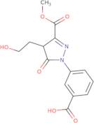 3-[4-(2-Hydroxyethyl)-3-(methoxycarbonyl)-5-oxo-4,5-dihydro-1H-pyrazol-1-yl]benzoic acid