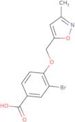 3-Bromo-4-[(3-methyl-1,2-oxazol-5-yl)methoxy]benzoic acid