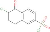 6-Chloro-5-oxo-5,6,7,8-tetrahydronaphthalene-2-sulfonyl chloride