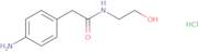 2-(4-Aminophenyl)-N-(2-hydroxyethyl)acetamide hydrochloride