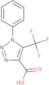 1-Phenyl-5-(trifluoromethyl)-1H-1,2,3-triazole-4-carboxylic acid