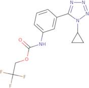 2,2,2-Trifluoroethyl N-[3-(1-cyclopropyl-1H-1,2,3,4-tetrazol-5-yl)phenyl]carbamate