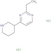 2-Ethyl-4-(piperidin-3-yl)pyrimidine dihydrochloride