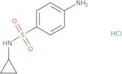 4-Amino-N-cyclopropylbenzene-1-sulfonamide hydrochloride