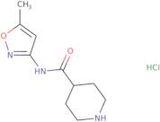 N-(5-Methyl-1,2-oxazol-3-yl)piperidine-4-carboxamide hydrochloride