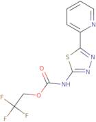 2,2,2-Trifluoroethyl N-[5-(pyridin-2-yl)-1,3,4-thiadiazol-2-yl]carbamate