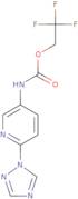 2,2,2-Trifluoroethyl N-[6-(1H-1,2,4-triazol-1-yl)pyridin-3-yl]carbamate